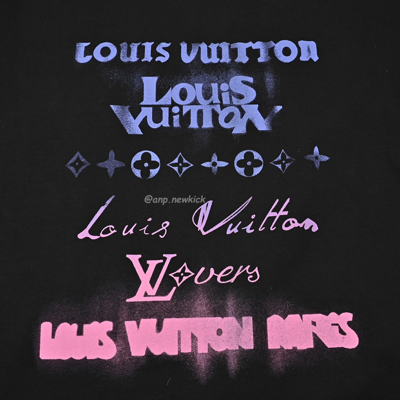 Louis Vuitton Top Logo Letter Short Sleeve T Shirt (5) - newkick.app